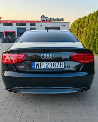 Audi S8 cena 104900 przebieg: 241000, rok produkcji 2013 z Płock małe 742